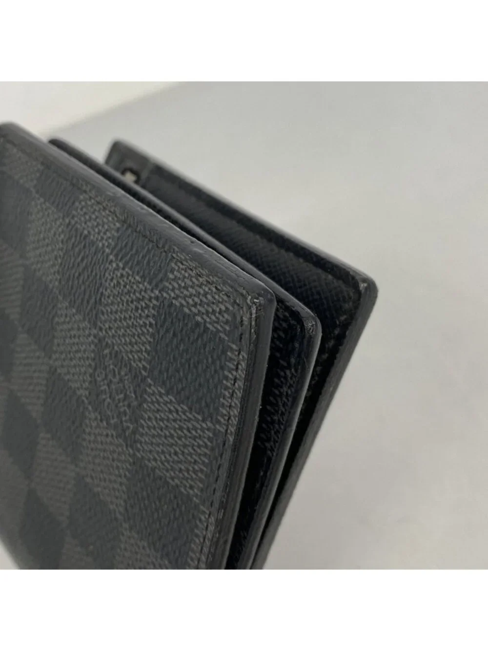 Louis Vuitton Wallet Damier Graphite Portefeuille Amerigo NM Black